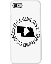 MAINE GIRL LIVING IN NEBRASKA Phone Case tile