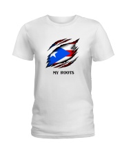 Flag Puerto Rico My Roots Ladies T-Shirt tile