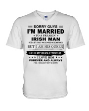 Sorry Guys I'm Married - Irish Man V-Neck T-Shirt tile