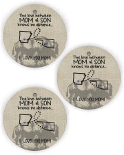 The Love Mother And Son Oklahoma Arkansas Circle Ornament (Wood tile