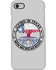 LIVING IN TEXAS WITH MICHIGAN ROOTS Phone Case tile