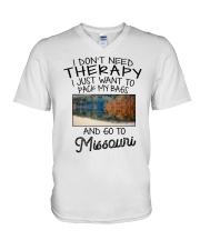 Pack My Bags - Go To Missouri V-Neck T-Shirt tile