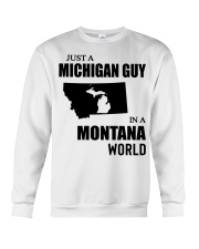 MICHIGAN GUY IN MONTANA Crewneck Sweatshirt tile