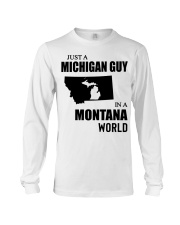 MICHIGAN GUY IN MONTANA Long Sleeve Tee tile