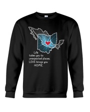 OHIO MEXICO LOVE BRINGS YOU HOME Crewneck Sweatshirt tile