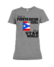 PUERTO RICAN GIRL IN UTAH Premium Fit Ladies Tee tile
