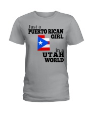 PUERTO RICAN GIRL IN UTAH Ladies T-Shirt tile
