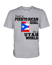 PUERTO RICAN GIRL IN UTAH V-Neck T-Shirt tile