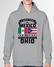 LIVE IN MEXICO BUT BEGAN IN OHIO Hooded Sweatshirt garment-hooded-sweatshirt-front-04
