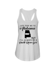 LIFE TOOK ME TO ALABAMA BE A PUERTO RICAN GIRL Ladies Flowy Tank tile