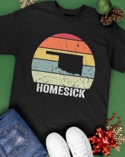 Vintage Homesick Oklahoma Classic T-Shirt apparel-classic-tshirt-lifestyle-back-69