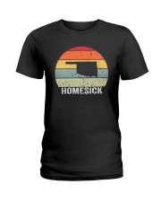 Vintage Homesick Oklahoma Ladies T-Shirt tile