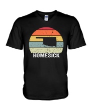 Vintage Homesick Oklahoma V-Neck T-Shirt tile