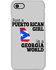 PUERTO RICAN GIRL IN GEORGIA Phone Case tile