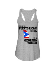 PUERTO RICAN GIRL IN GEORGIA Ladies Flowy Tank tile