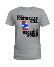PUERTO RICAN GIRL IN GEORGIA Ladies T-Shirt tile