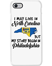 Began In Philadelphia - Live In North Carolina Phone Case tile