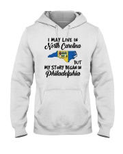 Began In Philadelphia - Live In North Carolina Hooded Sweatshirt tile