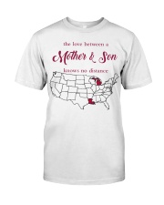THE LOVE MOTHER AND SON MICHIGAN LOUISIANA Classic T-Shirt tile