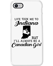 LIFE TOOK ME TO INDIANA BE A CANADIAN GIRL Phone Case tile