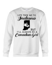 LIFE TOOK ME TO INDIANA BE A CANADIAN GIRL Crewneck Sweatshirt tile