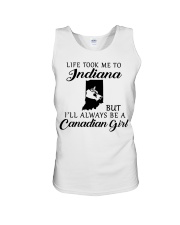 LIFE TOOK ME TO INDIANA BE A CANADIAN GIRL Unisex Tank tile