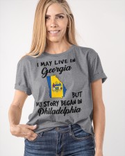 Began In Philadelphia - Live In Georgia Classic T-Shirt apparel-classic-tshirt-lifestyle-front-100