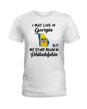 Began In Philadelphia - Live In Georgia Ladies T-Shirt tile