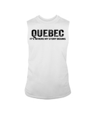 Quebec - My Story Begins Sleeveless Tee tile
