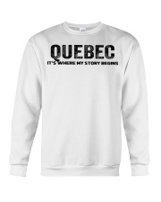 Quebec - My Story Begins Crewneck Sweatshirt tile