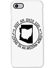 OHIO GIRL LIVING IN ARIZONA Phone Case tile