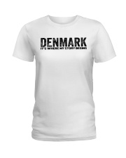 Denmark - My Story Begins Ladies T-Shirt tile