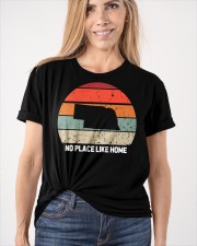 Nebraska No Place Like Home Classic T-Shirt apparel-classic-tshirt-lifestyle-front-101
