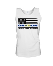 Flag Oregon- Call It Home Unisex Tank tile