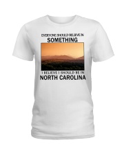 Should Be In North Carolina Ladies T-Shirt tile