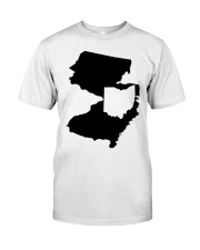 MAP OHIO IN NEW JERSEY Classic T-Shirt tile