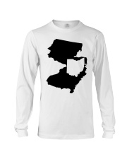 MAP OHIO IN NEW JERSEY Long Sleeve Tee tile