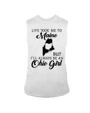 OHIO GIRL LIFE TOOK ME TO MAINE Sleeveless Tee tile