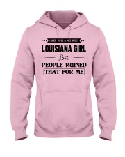 Louisiana Girl - But People Ruined Hooded Sweatshirt front