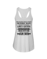Like A Queen - Quebec Man Ladies Flowy Tank tile