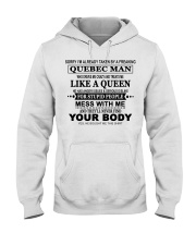 Like A Queen - Quebec Man Hooded Sweatshirt tile