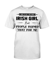 Irish Girl - But People Ruined Classic T-Shirt tile