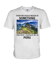 Should Be In Peru V-Neck T-Shirt tile