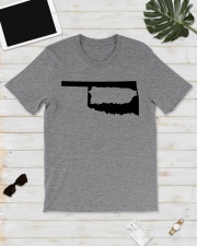 MAP PUERTO RICO IN OKLAHOMA Classic T-Shirt lifestyle-mens-crewneck-front-17