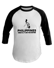 Philippines It's Not For Everyone Baseball Tee tile