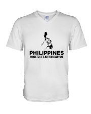 Philippines It's Not For Everyone V-Neck T-Shirt tile