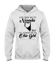 OHIO GIRL LIFE TOOK ME TO NEVADA Hooded Sweatshirt tile