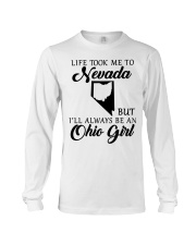 OHIO GIRL LIFE TOOK ME TO NEVADA Long Sleeve Tee tile