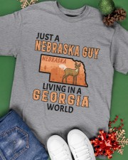 Nebraska Guy Living In Georgia Classic T-Shirt apparel-classic-tshirt-lifestyle-back-69