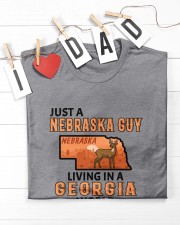 Nebraska Guy Living In Georgia Classic T-Shirt apparel-classic-tshirt-lifestyle-front-207